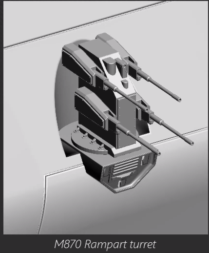 Fichier:WARF-M870 Rampart turret (3D model).png