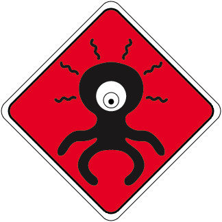 Fichier:Forerunner warning sign.jpg