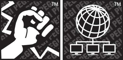Fichier:PEGI Violence & Online.png