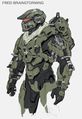 Concept arts de Fred-104 par Kory Lynn Hubbell pour Halo 5 : Guardians.