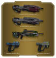 Livrées d'armes exclusives au pack.