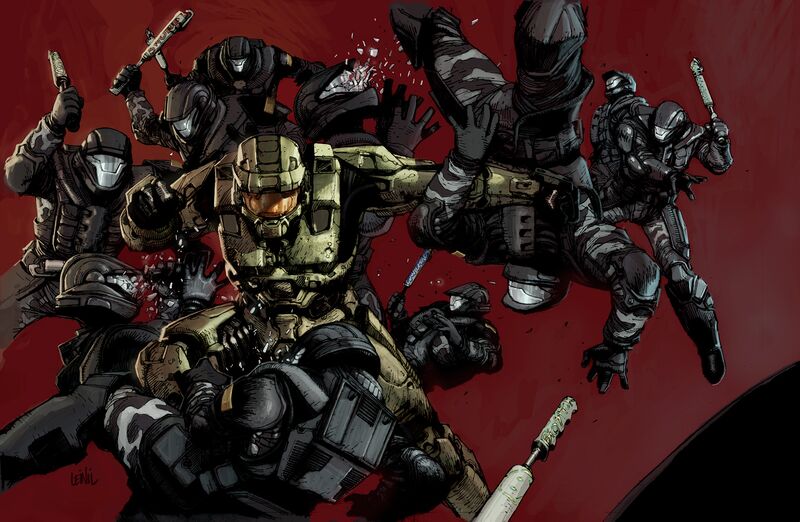 Fichier:Halo Comic Teaser (Leinil Yu).jpeg