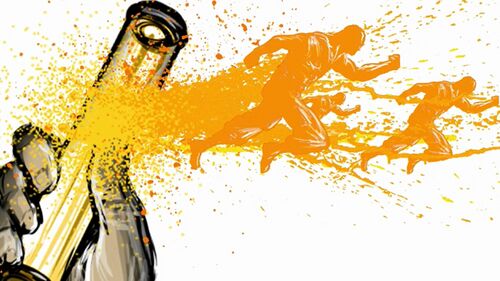 Stylized image of a rumbledrug depicted in Halo: Evolutions - Midnight in the Heart of Midlothian