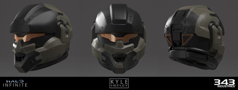 Fichier:HINF-Soldier Helmet highpoly (Kyle Hefley).jpg