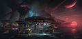 Ville dans Halo Encyclopedia (2022), originellement un concept art de Sunaion pour Halo 5 : Guardians.