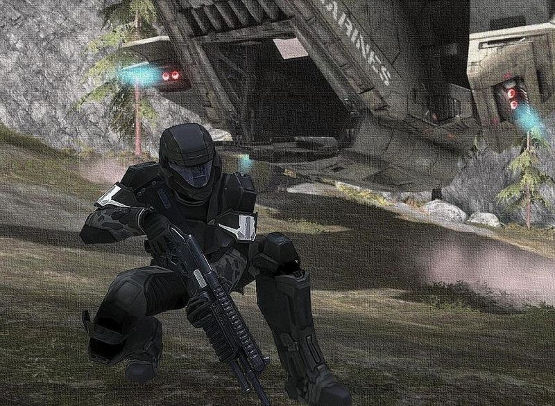 Fichier:H3-ODST & Pelican (scan).jpg