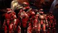 Dans Halo 5 : Guardians (Anubis, Helljumper, Nightfall et Recruit).