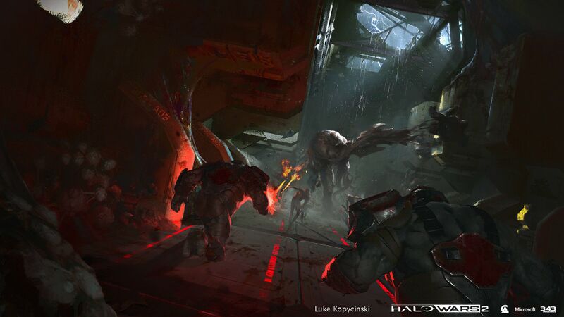 Fichier:HW2-Brutes vs Flood (Luke Kopycinski).jpg