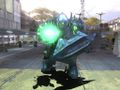 Un Chasseur s'apprêtant à tirer avec canon dans Halo 3.