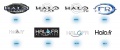 Logos successifs du site Halo.fr
