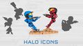 Figurines Halo Icons.