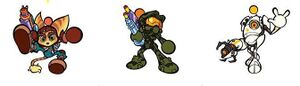Super Bomberman R costumes.jpg