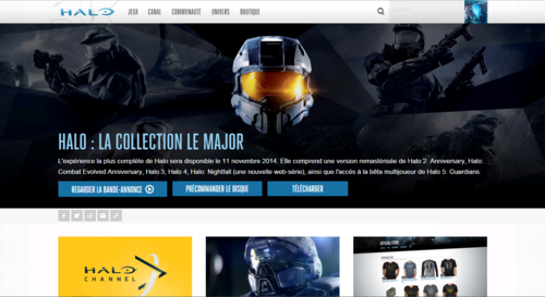 Halo Waypoint après la mise à jour.