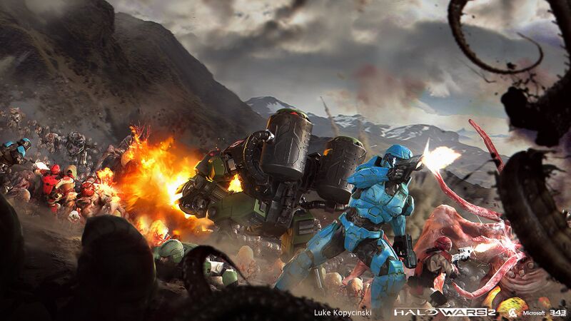 Fichier:HW2-UNSC vs Flood (Luke Kopycinski).jpg