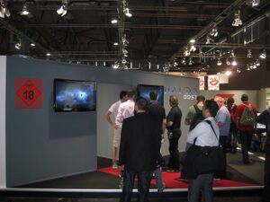 BWU Gamescom 2009 PreparetoBooth.jpg